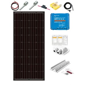 SKANBATT 107x55 - 110W - Slim&Short kit med VICTRON BT MPPT