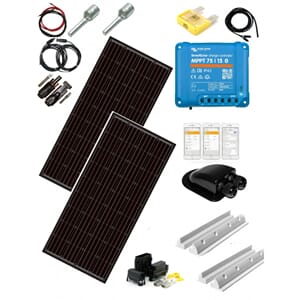 SKANBATT 2x110w - Slim&Short Carthago kit m/VICTRON BT MPPT