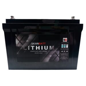 SKANBATT Lithium HEAT Pro 12V 125AH 150A BMS - 5års garanti