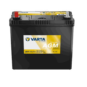 VARTA Silver Dynamic AGM Batteri 12V 45AH 370CCA +v A11