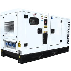 HYUNDAI DHY22KSE Diesel strømaggregat 22kVA 400V 3-fase