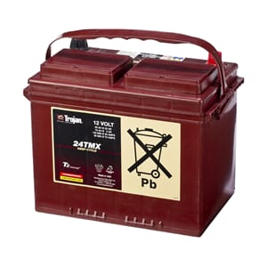 TROJAN Deep Cycle Traksjonsbatteri 12V 85AH +venstre