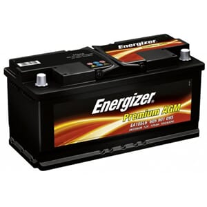 ENERGIZER Premium AGM Batteri 12V 105AH 950CCA +h EA105L6